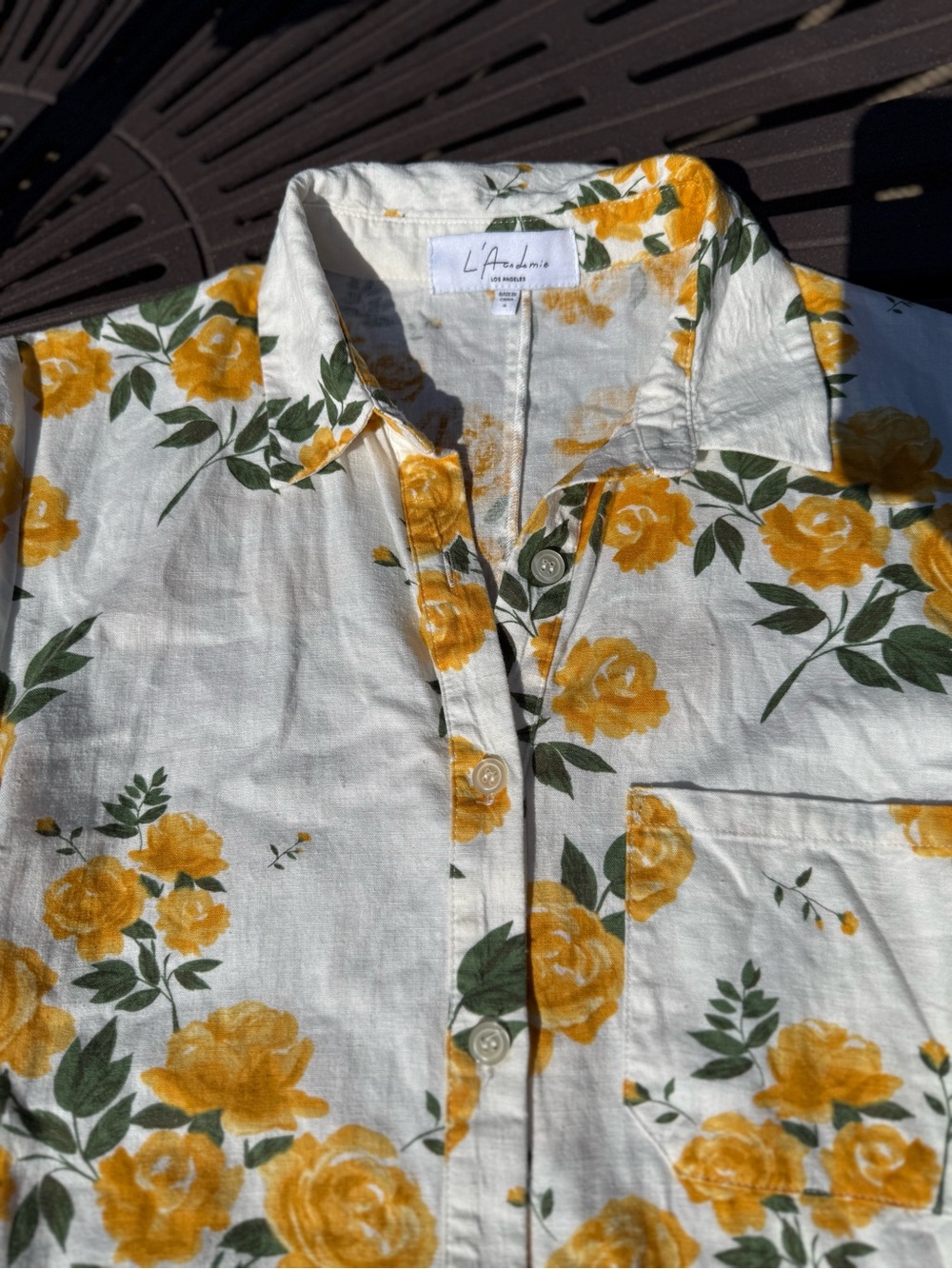 L'ACADEMIE The Kendra Dress in Yellow Rose, sz Small - Picture 4 of 16